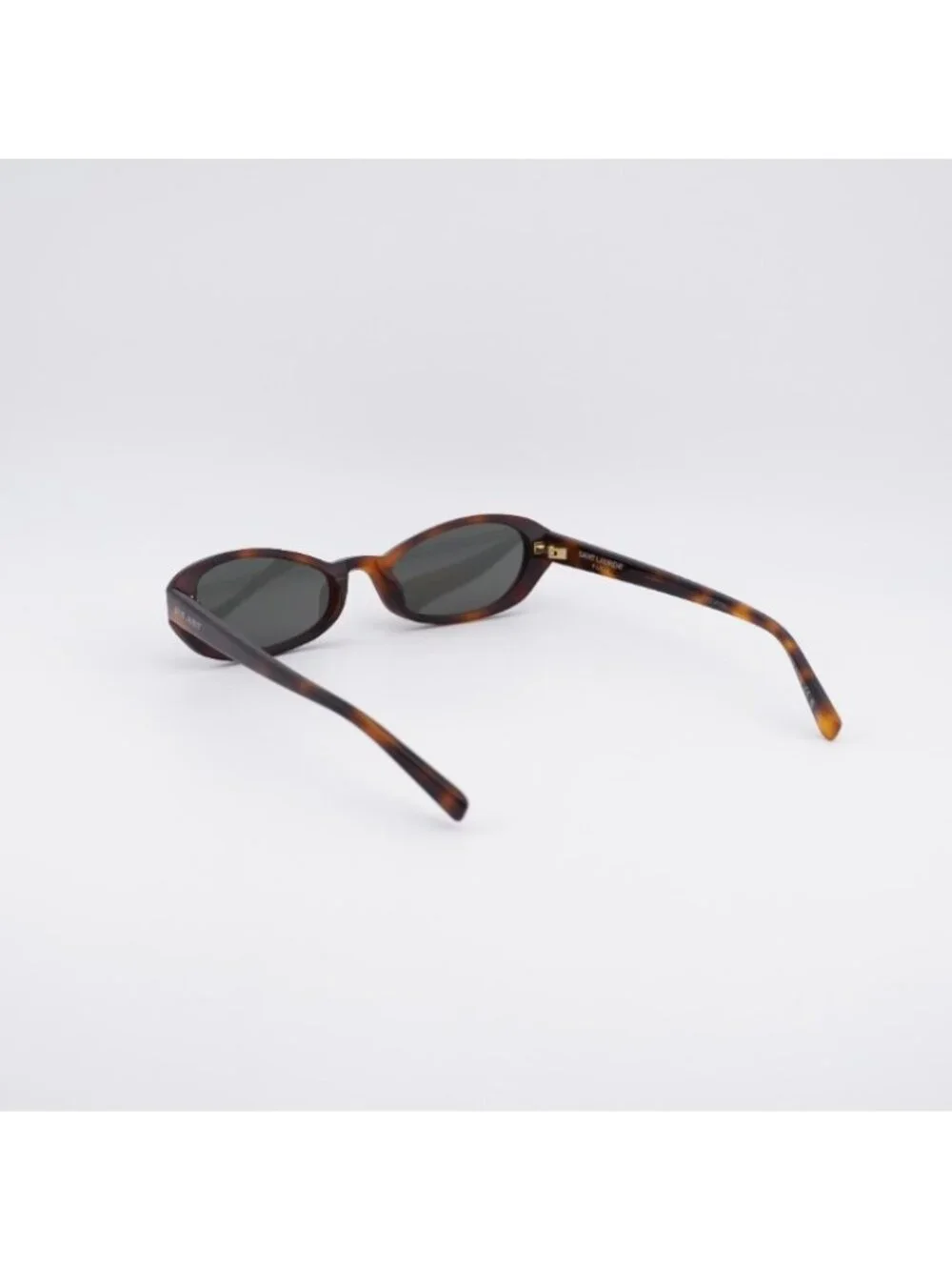 Saint Laurent SL871 SUE 004 Sunglasses Havana Rectangle Frame, Grey Lenses
